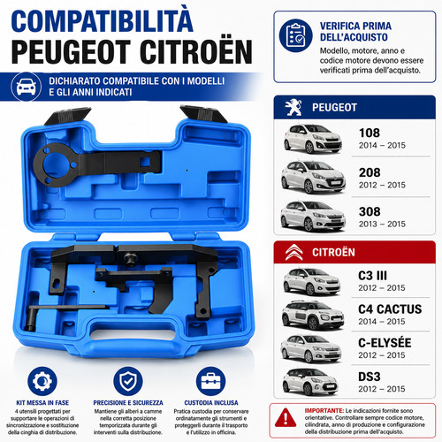 Kit messa fase - fase, motori