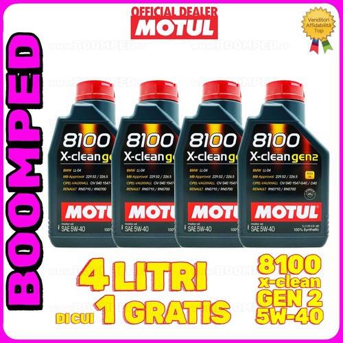 Olio motore motul 8100 - olio, x-clean